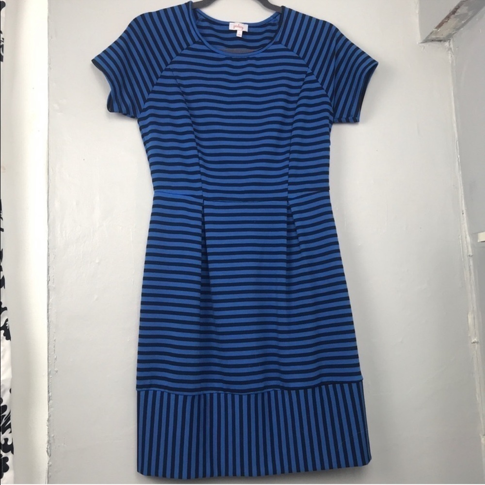 Pixley Blue & Black Striped Dress - Picture 4 of 4